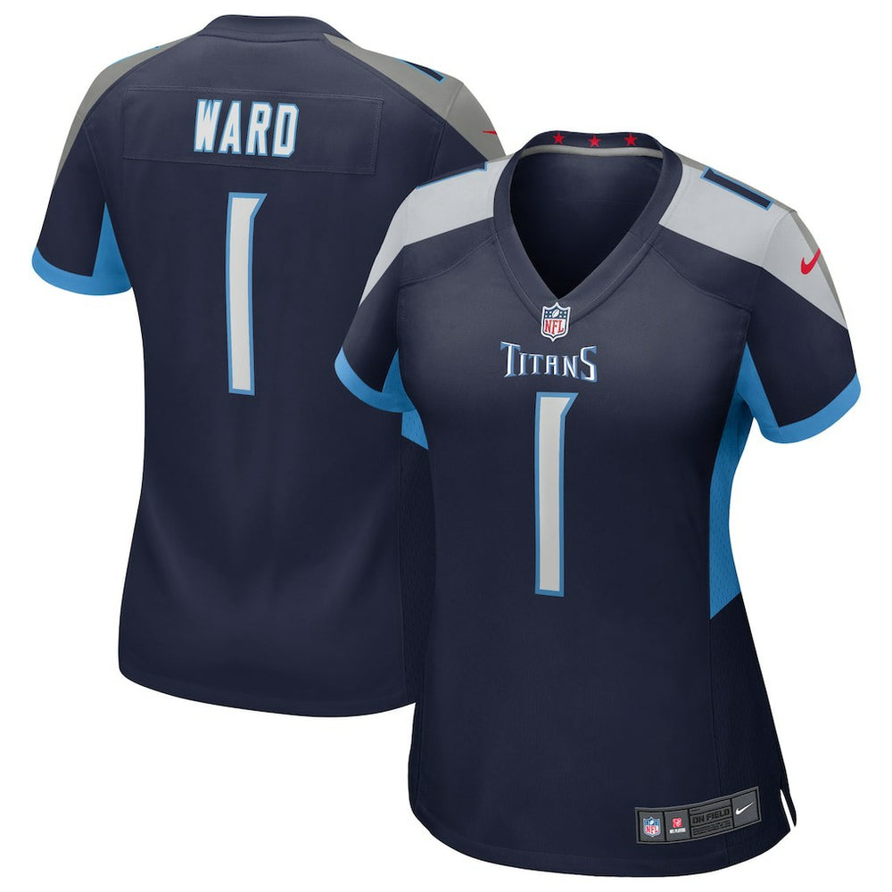 Cameron Ward Tennessee Titans Women's 2025 NFL Draft First Round Pick Alternate Game Jersey - Navy | Nike on sale