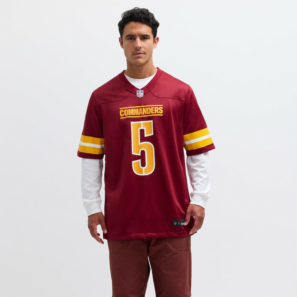 Jayden Daniels Washington Commanders Player Game Jersey - Burgundy | Nike online