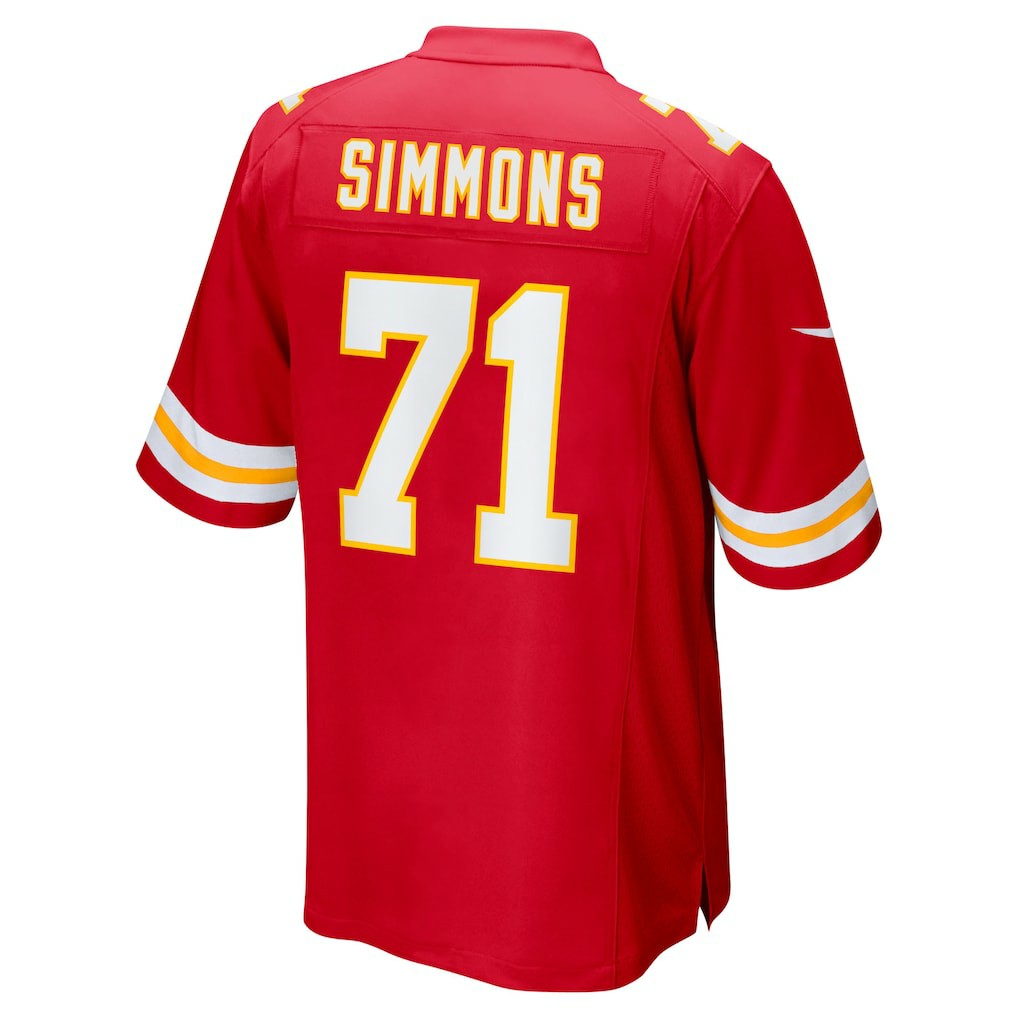 Josh Simmons Kansas City Chiefs 2025 NFL Draft First Round Pick Game Jersey - Red | Nike outlet