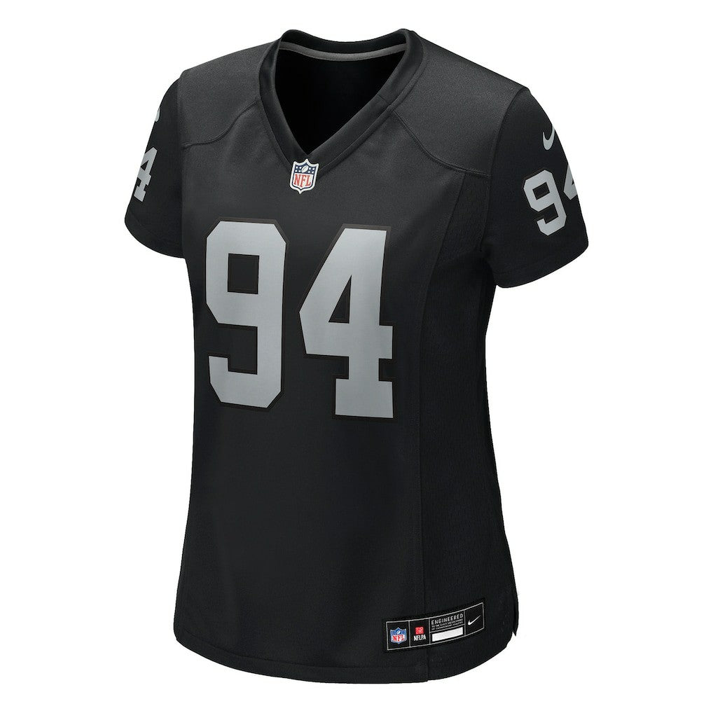 Christian Wilkins Las Vegas Raiders Women's Team Game Jersey - Black | Nike for sale