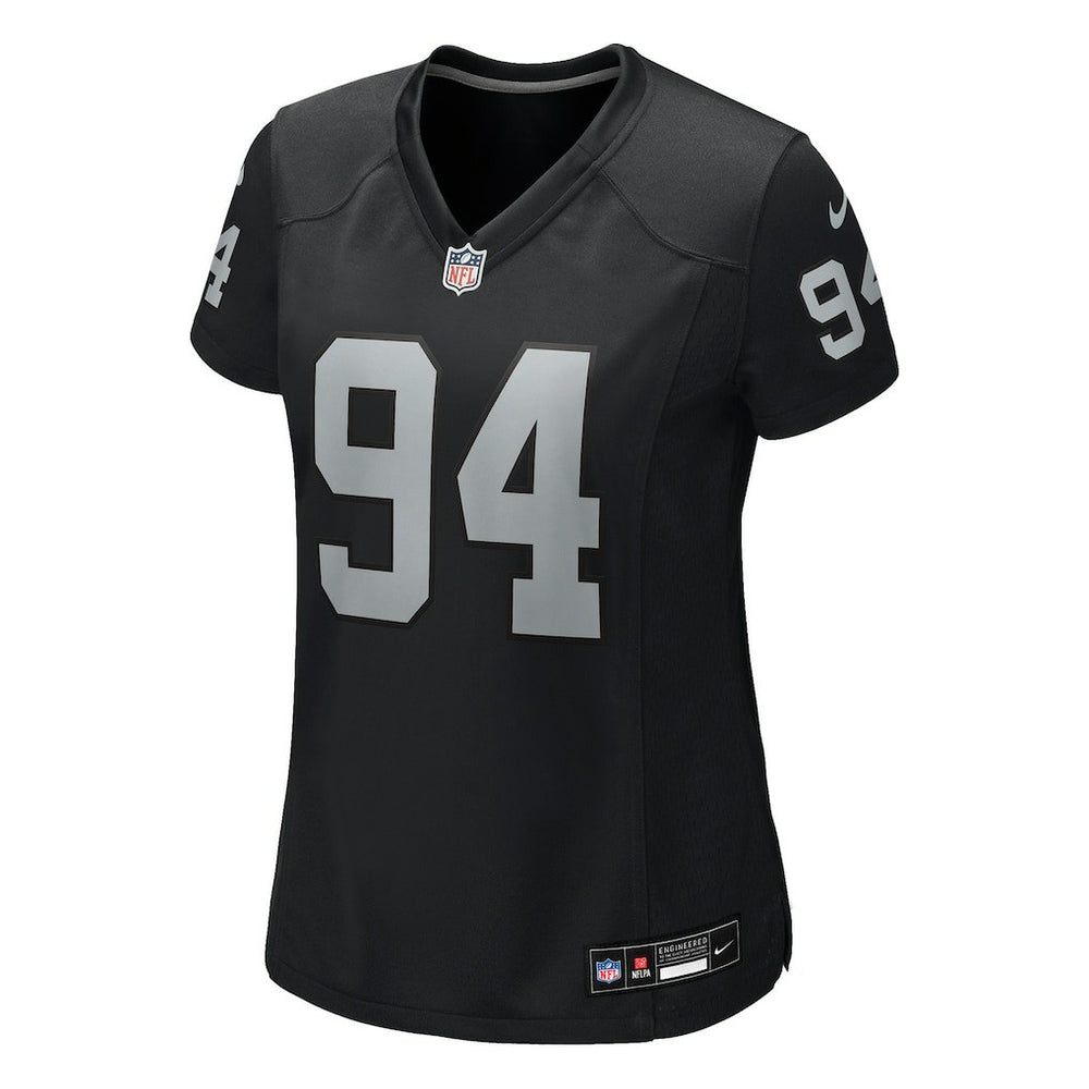 Christian Wilkins Las Vegas Raiders Women's Team Game Jersey - Black | Nike for sale