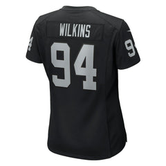 Christian Wilkins Las Vegas Raiders Women's Team Game Jersey - Black | Nike for sale