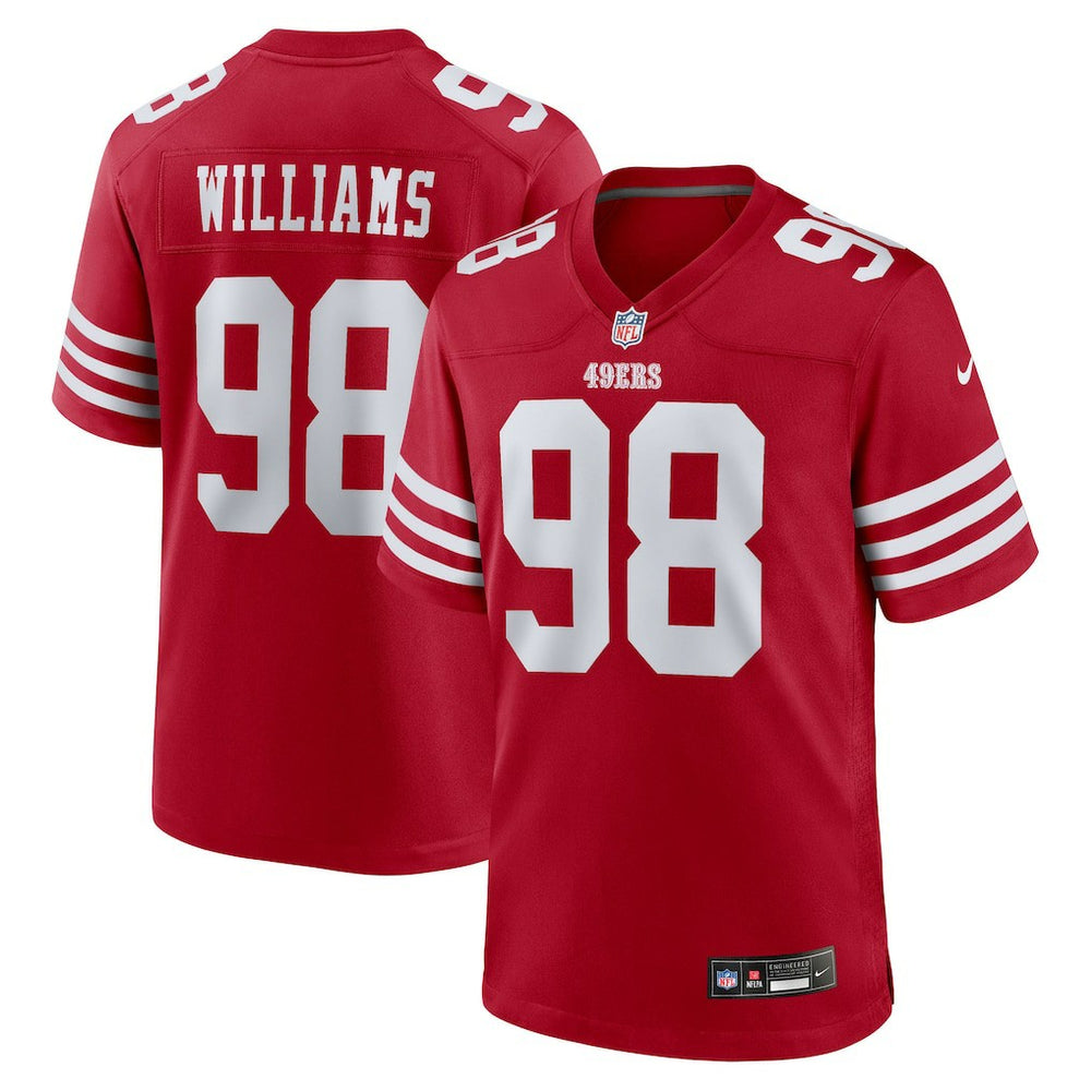 Mykel Williams San Francisco 49ers 2025 NFL Draft First Round Pick Game Jersey - Scarlet | Nike for sale