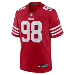 Mykel Williams San Francisco 49ers 2025 NFL Draft First Round Pick Game Jersey - Scarlet | Nike for sale