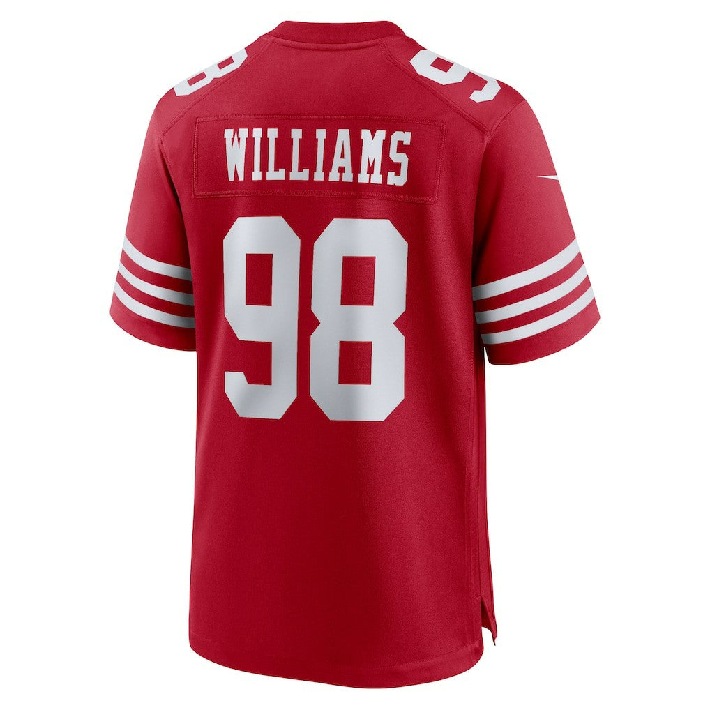 Mykel Williams San Francisco 49ers 2025 NFL Draft First Round Pick Game Jersey - Scarlet | Nike for sale