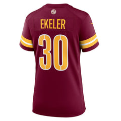 Austin Ekeler Washington Commanders Women's Game Player Jersey - Burgundy | Nike cheap