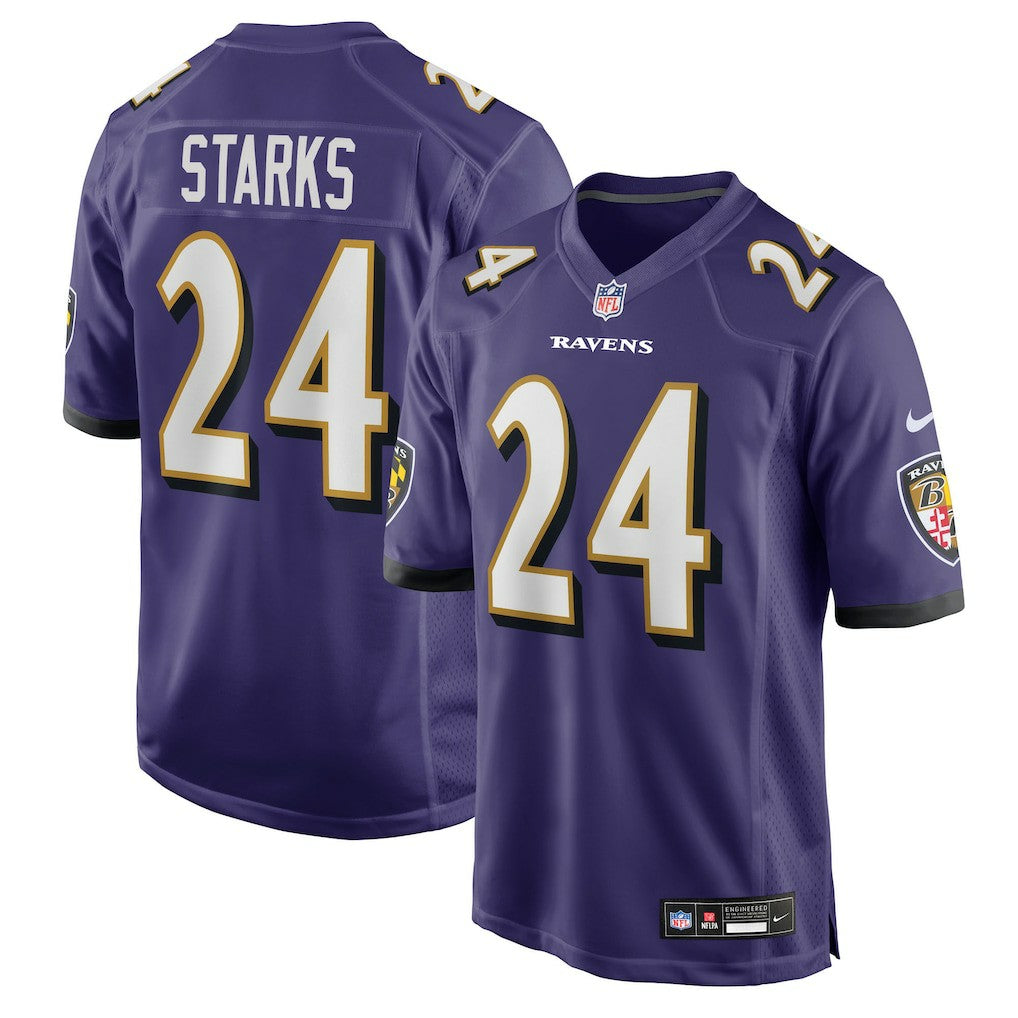 Malaki Starks Baltimore Ravens 2025 NFL Draft First Round Pick Game Jersey - Purple | Nike on sale