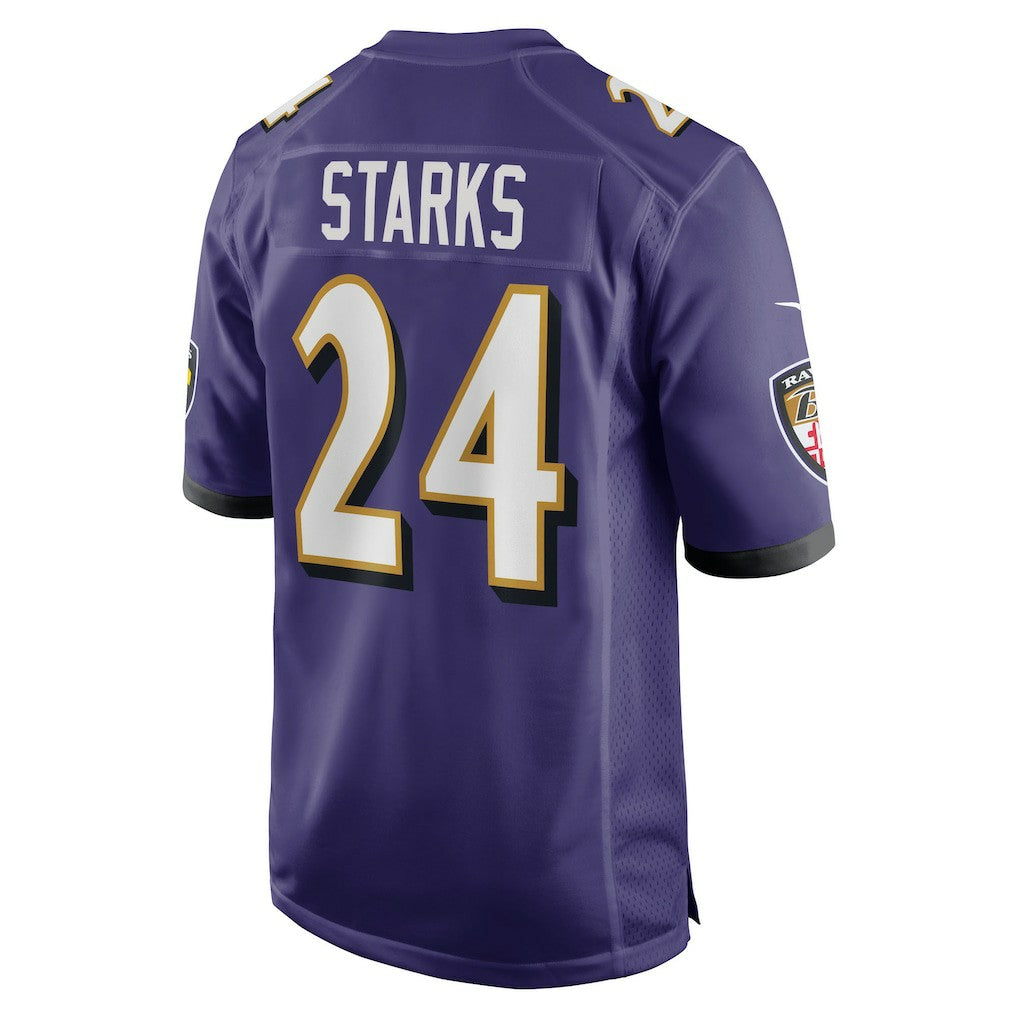 Malaki Starks Baltimore Ravens 2025 NFL Draft First Round Pick Game Jersey - Purple | Nike on sale