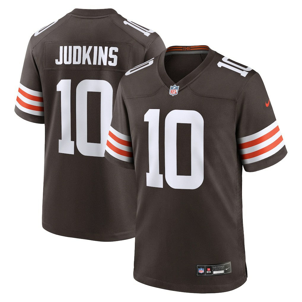 Quinshon Judkins Cleveland Browns 2025 NFL Draft Game Jersey - Brown | Nike for sale