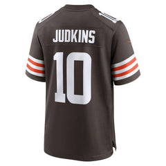 Quinshon Judkins Cleveland Browns 2025 NFL Draft Game Jersey - Brown | Nike for sale