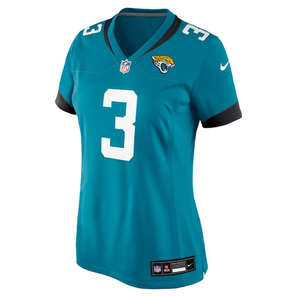 Jakobi Meyers Jacksonville Jaguars Women's Team Game Jersey - Teal | Nike on sale