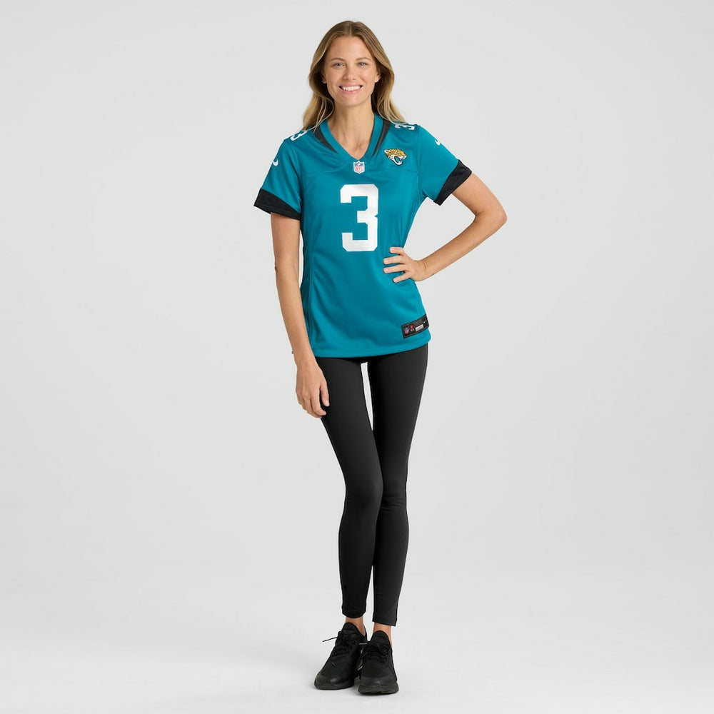 Jakobi Meyers Jacksonville Jaguars Women's Team Game Jersey - Teal | Nike on sale