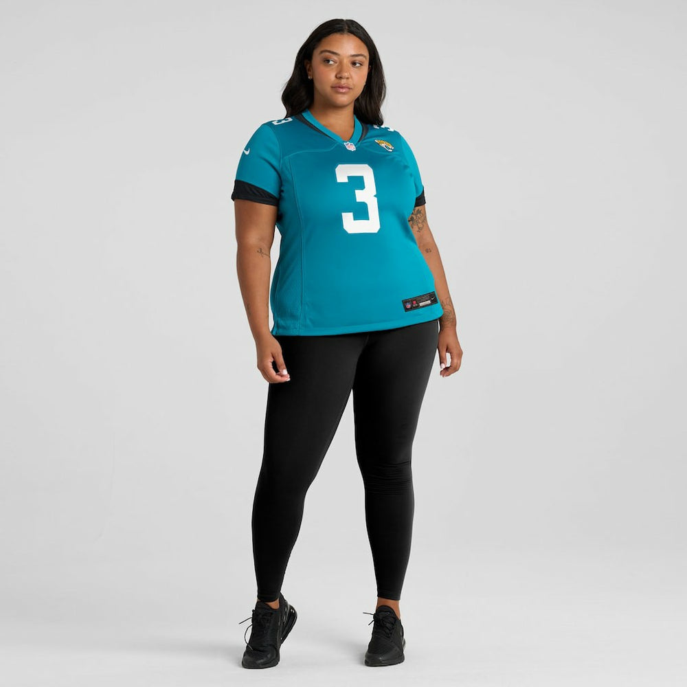 Jakobi Meyers Jacksonville Jaguars Women's Team Game Jersey - Teal | Nike on sale