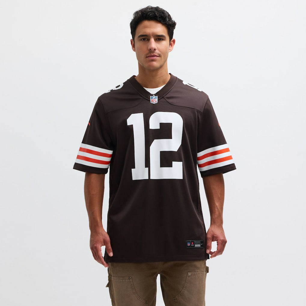 Shedeur Sanders Cleveland Browns 2025 NFL Draft Game Jersey - Brown | Nike cheap