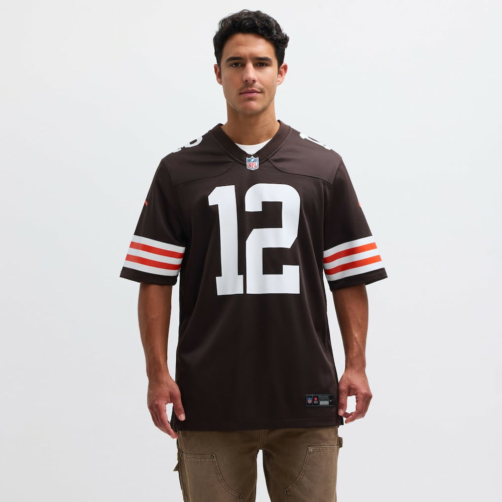 Shedeur Sanders Cleveland Browns 2025 NFL Draft Game Jersey - Brown | Nike cheap