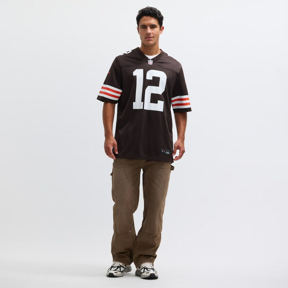 Shedeur Sanders Cleveland Browns 2025 NFL Draft Game Jersey - Brown | Nike cheap