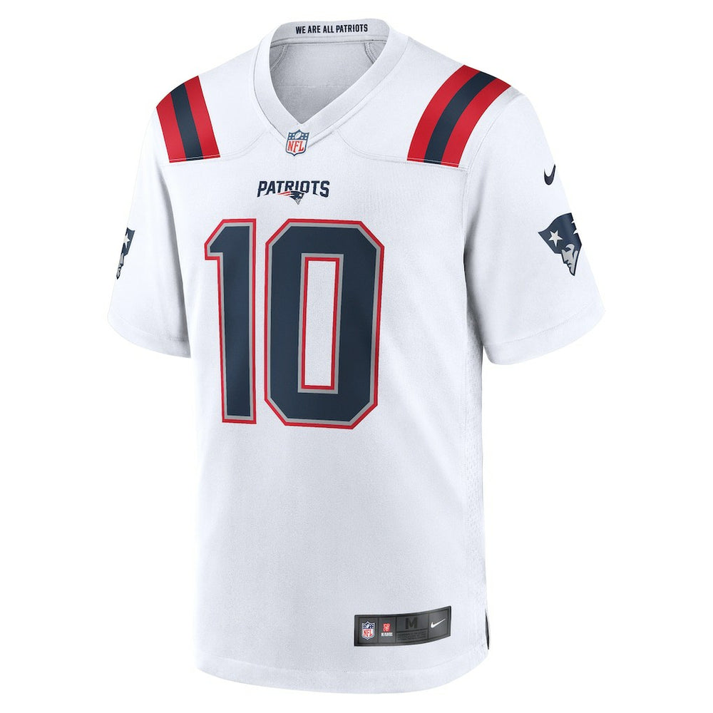 Drake Maye New England Patriots Player Game Jersey - White | Nike for sale