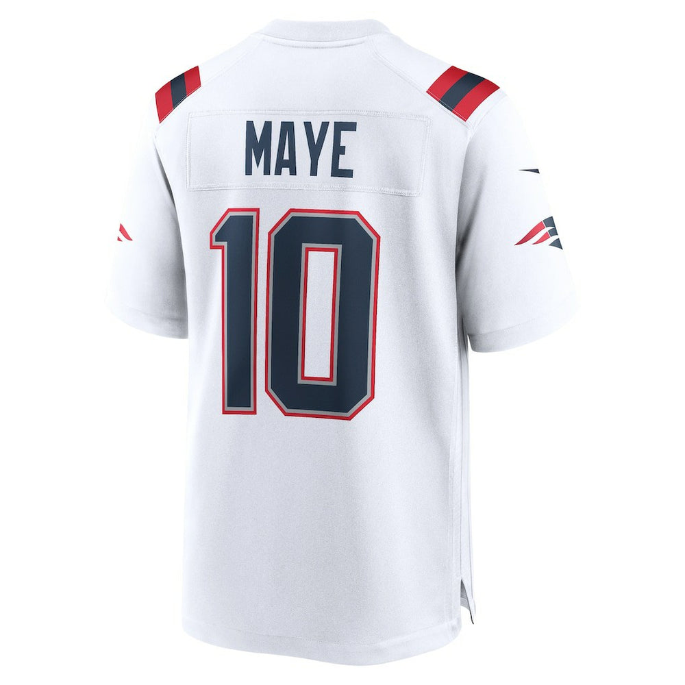 Drake Maye New England Patriots Player Game Jersey - White | Nike for sale