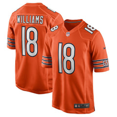Caleb Williams Chicago Bears Alternate Player Game Jersey - Orange | Nike online