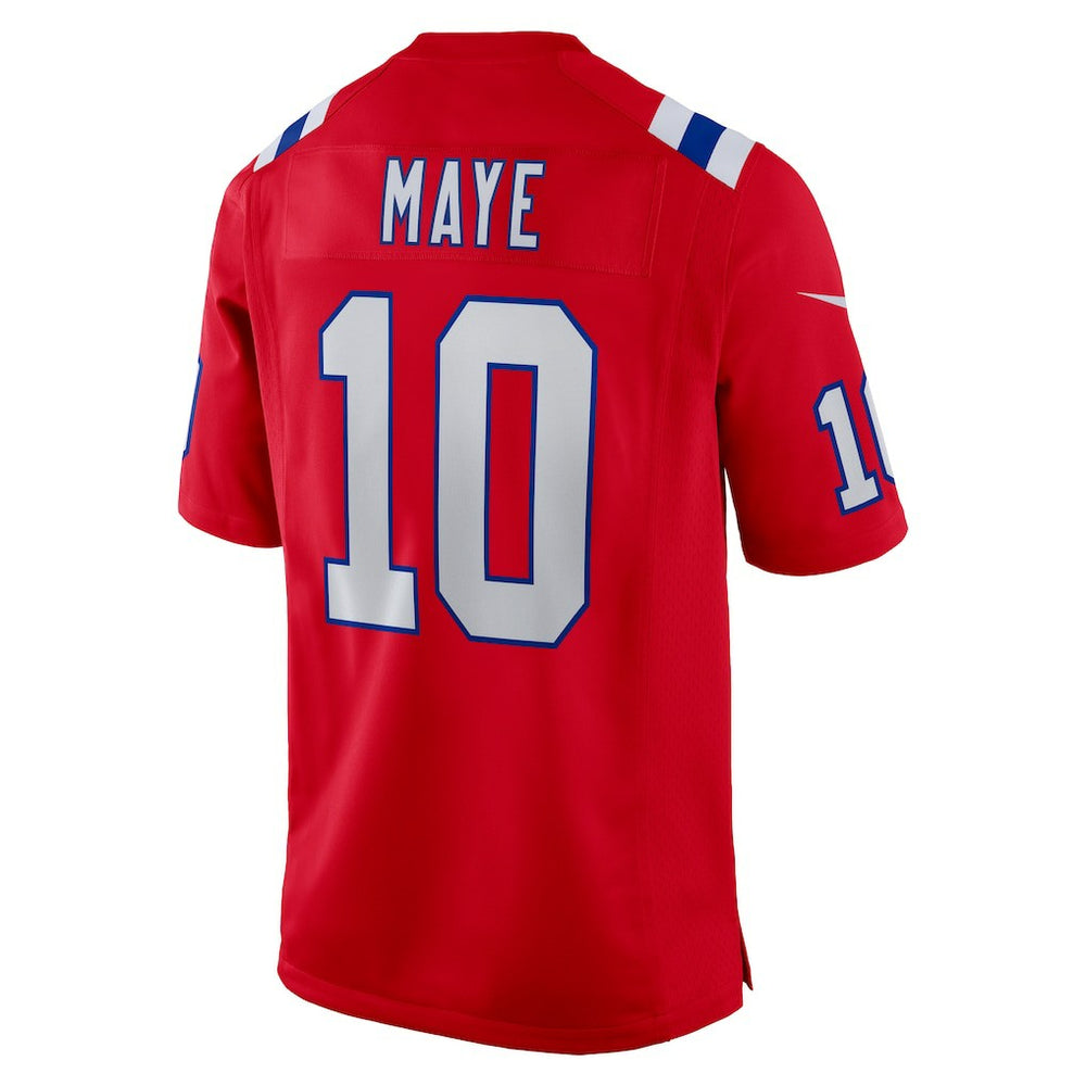 Drake Maye New England Patriots Player Game Jersey - Red | Nike sale