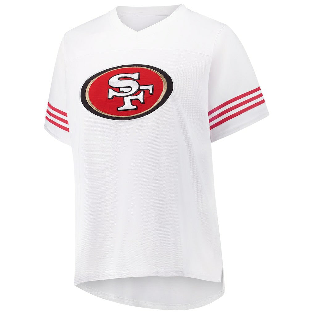 Christian McCaffrey San Francisco 49ers Women's Plus Size Fashion Jersey - White for sale