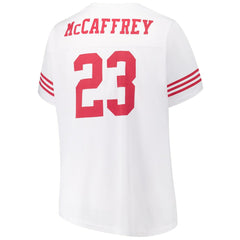 Christian McCaffrey San Francisco 49ers Women's Plus Size Fashion Jersey - White for sale