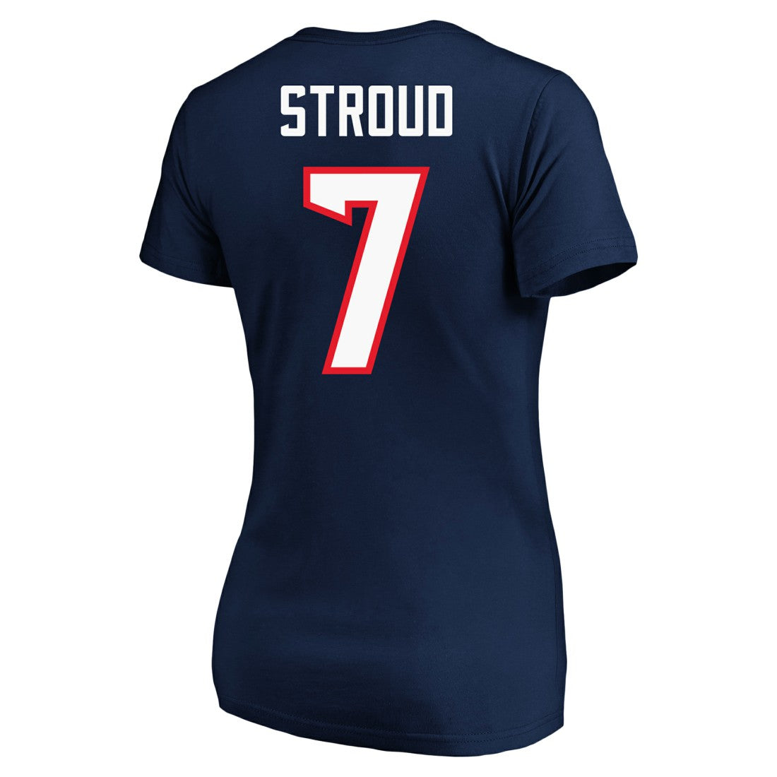 C.J. Stroud Houston Texans Women's Plus Size Fair Catch Name & Number Scoop Neck T-Shirt - Navy outlet