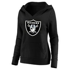 Maxx Crosby Las Vegas Raiders Women's Plus Size Player Name & Number V-Neck Pullover Hoodie - Black discount