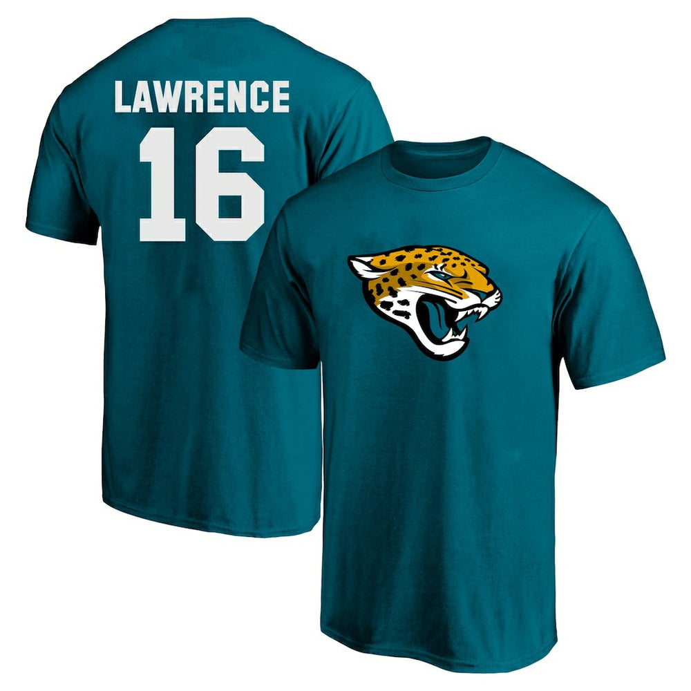 Trevor Lawrence Jacksonville Jaguars Big & Tall Player Name & Number T-Shirt - Teal online