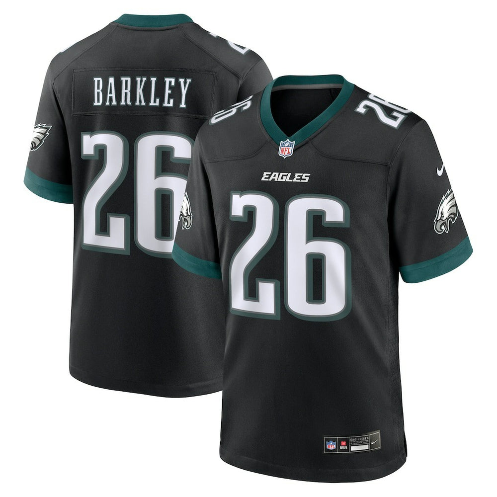 Saquon Barkley Philadelphia Eagles Alternate Game Jersey - Black | Nike for sale
