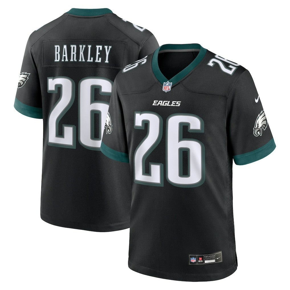 Saquon Barkley Philadelphia Eagles Alternate Game Jersey - Black | Nike for sale