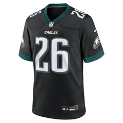 Saquon Barkley Philadelphia Eagles Alternate Game Jersey - Black | Nike for sale
