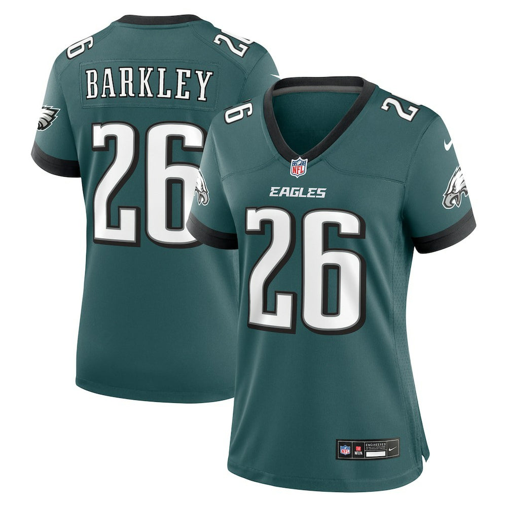 Saquon Barkley Philadelphia Eagles Women's Game Player Jersey - Midnight Green | Nike for sale