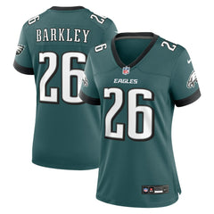 Saquon Barkley Philadelphia Eagles Women's Game Player Jersey - Midnight Green | Nike for sale