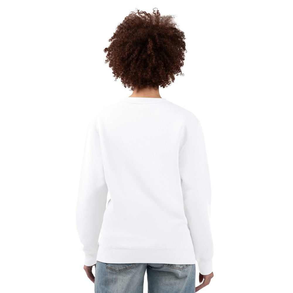 Chicago Cubs G-III 4Her by Carl Banks Women's Team Logo Fleece Pullover Sweatshirt - White