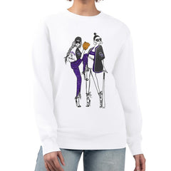 Colorado Rockies G-III 4Her by Carl Banks Women's Baseball Girls Fleece Pullover Sweatshirt - White