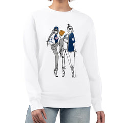 New York Yankees G-III 4Her by Carl Banks Women's Baseball Girls Fleece Pullover Sweatshirt - White