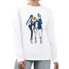 Toronto Blue Jays G-III 4Her by Carl Banks Women's Baseball Girls Fleece Pullover Sweatshirt - White