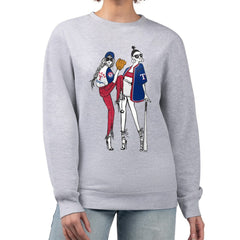 Texas Rangers G-III 4Her by Carl Banks Women's Baseball Girls Fleece Pullover Sweatshirt - Heather Gray