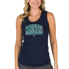 Seattle Mariners Concepts Sport Women's Marathon Racerback Tank Top - Navy