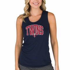 Minnesota Twins Concepts Sport Women's Marathon Racerback Tank Top - Navy