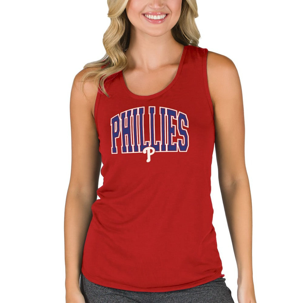 Philadelphia Phillies Concepts Sport Women's Marathon Racerback Tank Top - Red