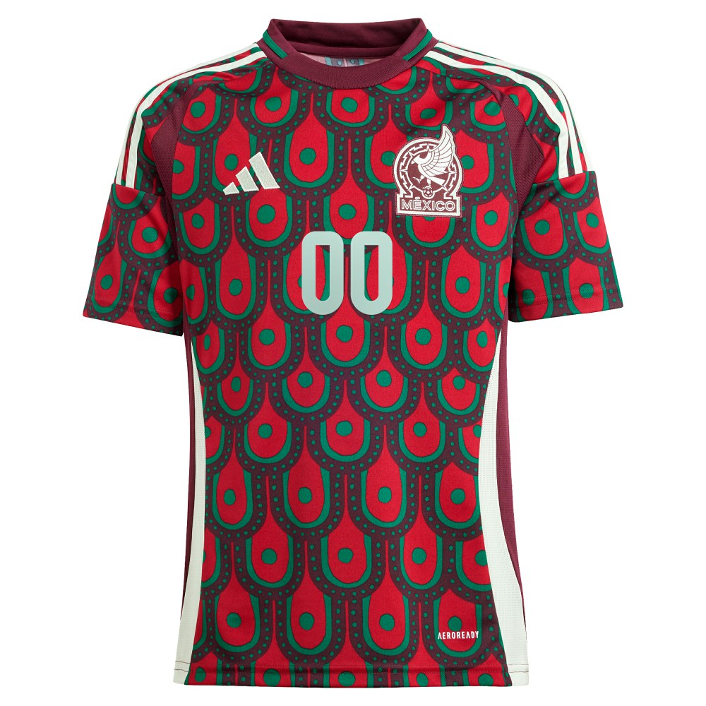 Mexico National Team Youth 2024 Home Replica Custom Jersey - Green | Adidas shop