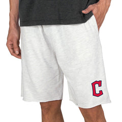 Cleveland Guardians Concepts Sport Mainstream Terry Tri-Blend Shorts - Oatmeal