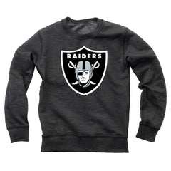 Las Vegas Raiders Wes & Willy Youth Reversible Fleece Pullover Sweatshirt - Black online