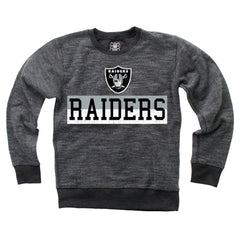 Las Vegas Raiders Wes & Willy Youth Reversible Fleece Pullover Sweatshirt - Black online
