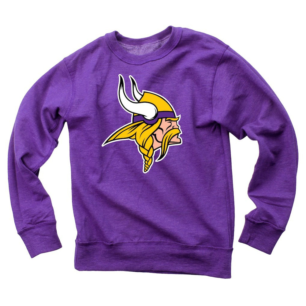 Minnesota Vikings Wes & Willy Youth Reversible Fleece Pullover Sweatshirt - Purple online