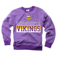 Minnesota Vikings Wes & Willy Youth Reversible Fleece Pullover Sweatshirt - Purple online