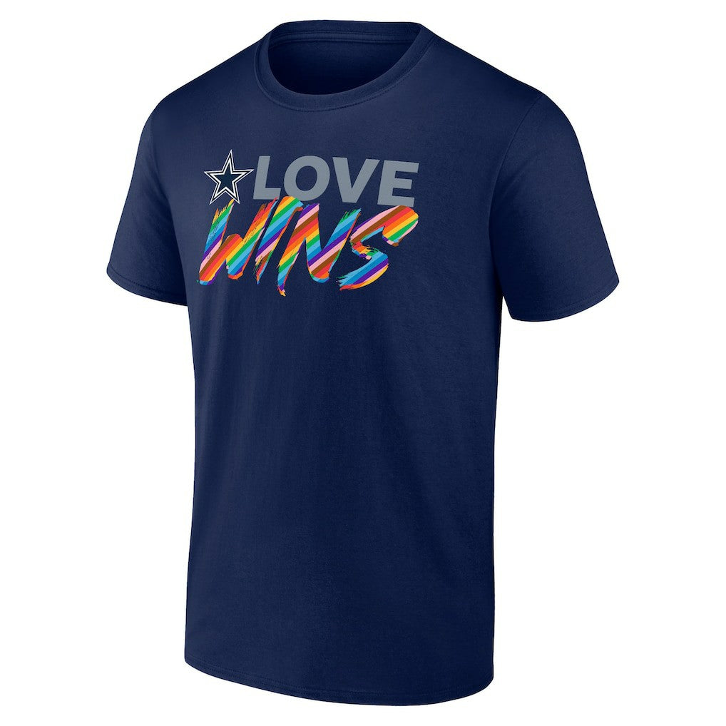 Dallas Cowboys Love Wins T-Shirt - Navy outlet
