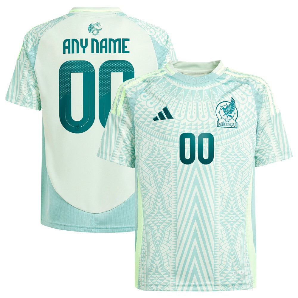 Mexico National Team Youth 2024 Away Replica Custom Jersey - Green | Adidas sale
